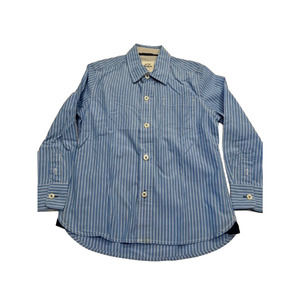 Mini Boden Boys Stripe Button Up Shirt